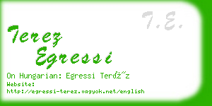 terez egressi business card